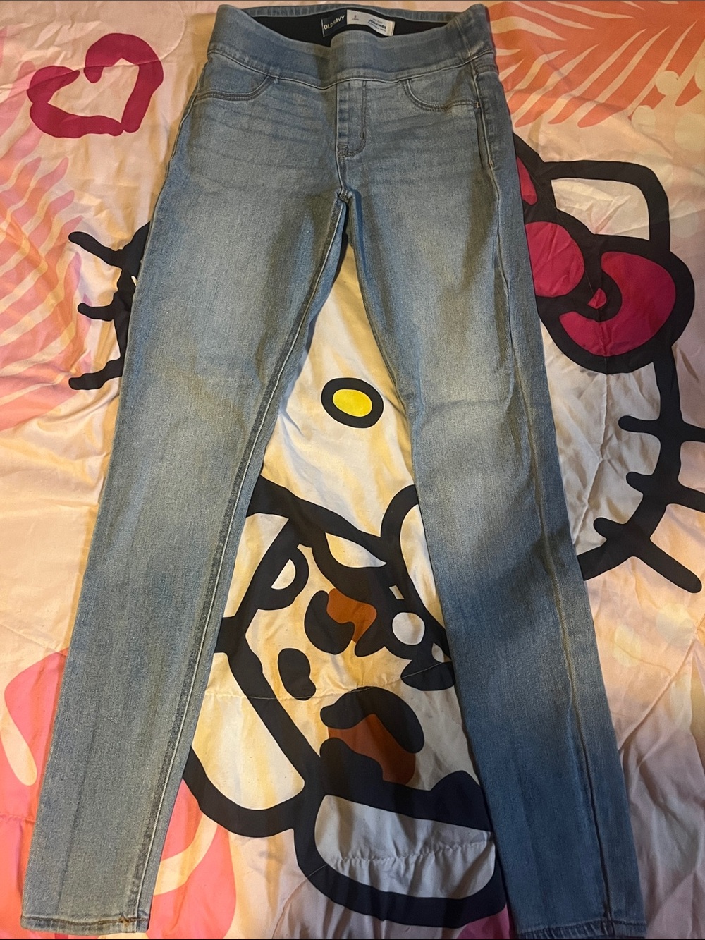 Old Navy Light Wash Stretch Jeggings (Long)